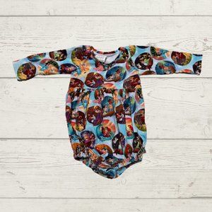 Boutique Disney Movie Long Sleeve Bubble Romper